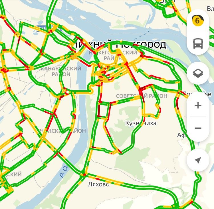 Пробки нижний новгород ольгино щербинки сейчас